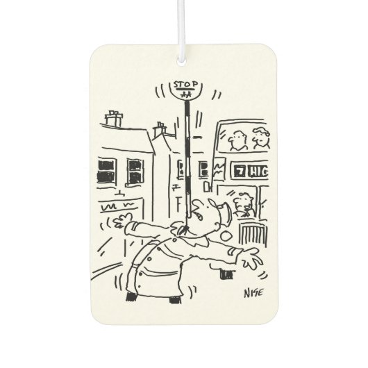 2人の棒つきキャンデーマンガ カーエアーフレッシュナー (正面)