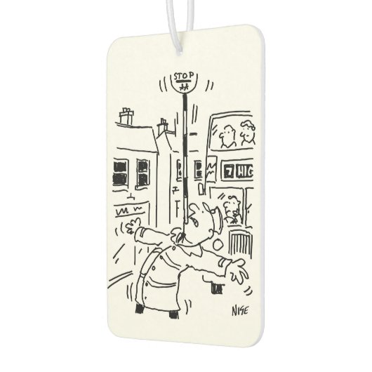 2人の棒つきキャンデーマンガ カーエアーフレッシュナー (左)