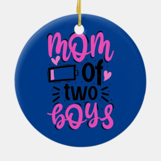 2人の母の母2人の母の母 セラミックオーナメント (裏面)