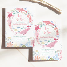 2人の海の女の子の2nd誕生日