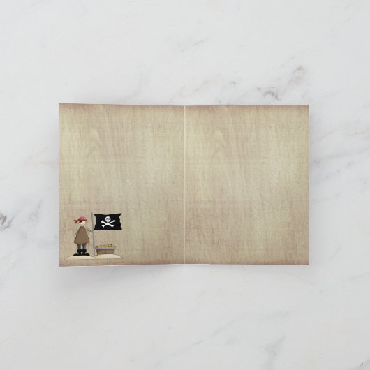 2人の海賊 サンキューカード (内部)