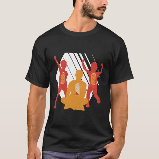 2人の父の日のパパの息子のパパの2 Tシャツ (正面)