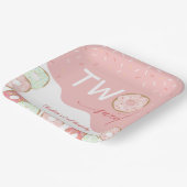 2人の甘い女の子2nd誕生日 ペーパープレート (傾斜あり)