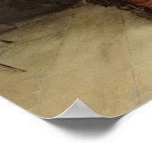 2人の男が酒場で話す ポスター (角)