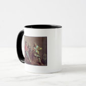 2人の男の子および音楽1629年を作っている女の子 マグカップ (正面左)