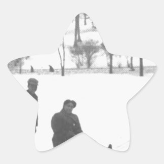 2人の男の子が男の子を眠りに誘う 星シール