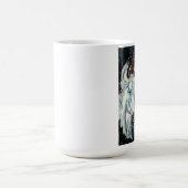 2人の白人のアラビア人のクラシックで白いマグ コーヒーマグカップ (中央)