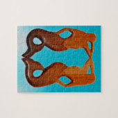 2人の監視する人魚 ジグソーパズル (横)