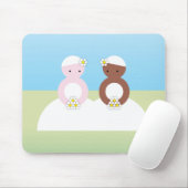 2人の花嫁1人の白人 マウスパッド (マウス)