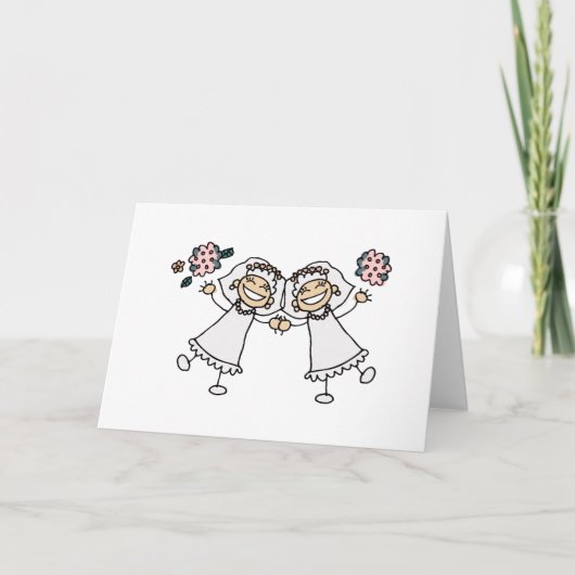 2人の花嫁 カード (正面)