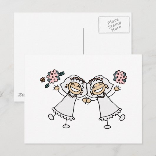 2人の花嫁 案内ポストカード (正面/裏面)