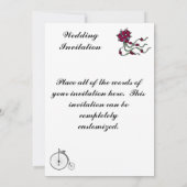 2人の花嫁 結婚式招待状 招待状 (裏面)