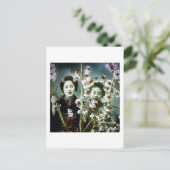 2人の芸者ヴィンテージが咲く日本日本の|過去記事 ポストカード (スタンド正面)