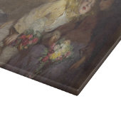 2人の若い女の子が帰宅 カッティングボード (角)