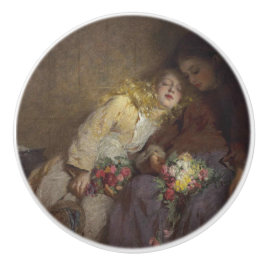 2人の若い女の子が帰宅 セラミックノブ