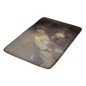 2人の若い女の子が帰宅 バスマット (アングル)