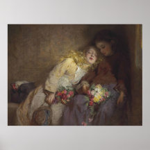 2人の若い女の子が帰宅