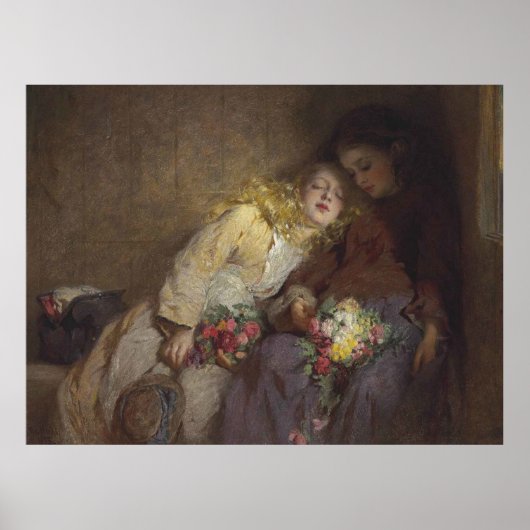 2人の若い女の子が帰宅 ポスター (正面)