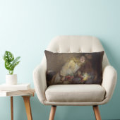 2人の若い女の子が帰宅 ランバークッション (椅子)