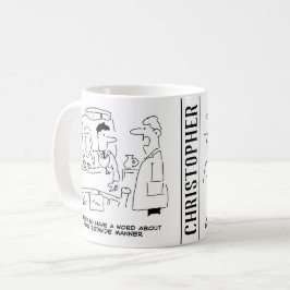 2人の若手過労ドクターマンガ コーヒーマグカップ