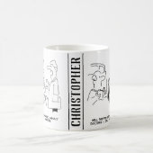 2人の若手過労ドクターマンガ コーヒーマグカップ (中央)