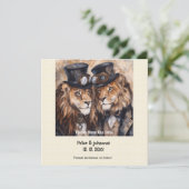 2人の蒸気機関のライオンが主役のSave the date セーブザデート (スタンド正面)