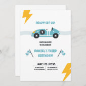 2人の誕生日の招待 招待状 (正面/裏面)