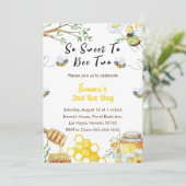 2人の誕生日パーティーになるには甘い第二の蜂の日 招待状 (スタンド正面)