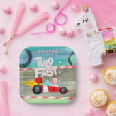 2人の誕生日パーティー ペーパープレート (パーティー)