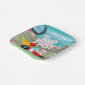 2人の誕生日パーティー ペーパープレート (傾斜あり)