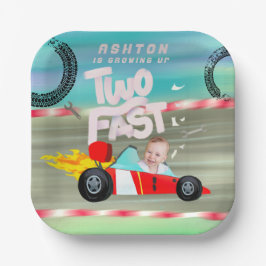 2人の誕生日パーティー ペーパープレート