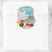 2人の誕生日パーティー ラウンドシール (バッグ)