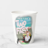 2人の誕生日パーティー 紙コップ (裏面)