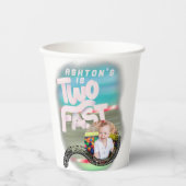 2人の誕生日パーティー 紙コップ (正面)