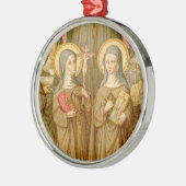 2人の貧しいクレア聖人(SAU 027) メタルオーナメント (左)