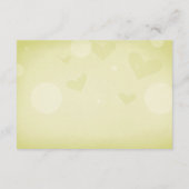 2人の赤ちゃんシャワーが本を持ってきてポッドに2匹のエンドウ エンクロージャーカード (裏面)