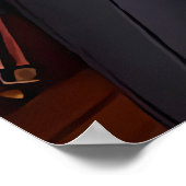 2人の踊り | AIアートポスター ポスター (角)