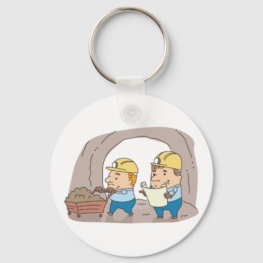 2人の鉱夫 キーホルダー (裏面)
