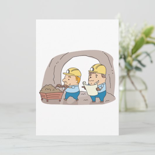 2人の鉱夫 招待状 (スタンド正面)