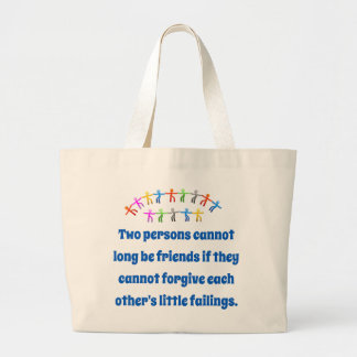 2人の長い友人になることはない – 友情ク ラージトートバッグ