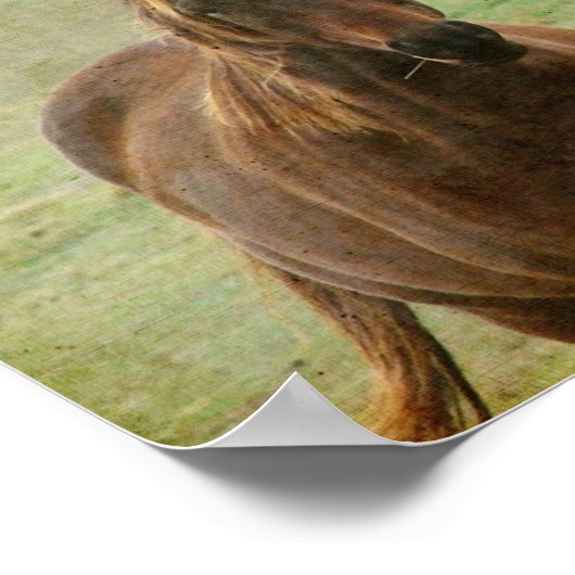 2人の馬友 ポスター (角)