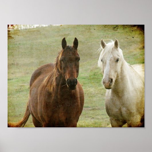 2人の馬友 ポスター (正面)