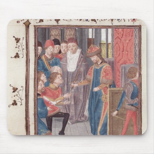 2人の騎士のアポイントメント マウスパッド (正面)