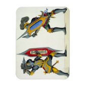 2人の騎士の戦い、'の歴史からのプレート マグネット (縦)