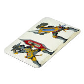 2人の騎士の戦い、'の歴史からのプレート マグネット (左側)