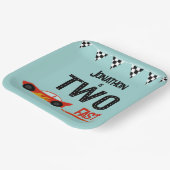 2人の高速キッズラッカーの2番目の誕生日パーティー ペーパープレート (傾斜あり)