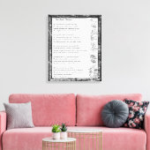 2人の魂が通り過ぎ キャンバスプリント (インサイチュ (リビング))