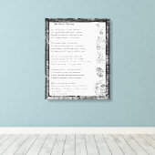 2人の魂が通り過ぎ キャンバスプリント (インサイチュ (ウッドフロア))