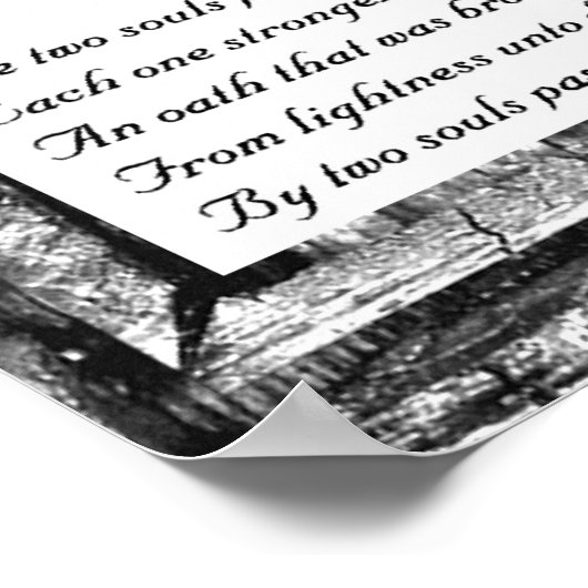 2人の魂が通り過ぎ ポスター (角)