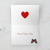 2人の黒いラブラドールと愛の漫画 シーズンカード (内部)